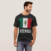 Mexicaanse vlag Ensenada Mexicaanse Pride T-shirt (Voorkant volledig)