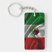 Mexicaanse vlag Fabric Sleutelhanger (Voorkant)