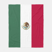 Mexicaanse vlag fleece deken (Voorkant)