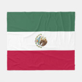 Mexicaanse vlag fleece deken (Voorkant (Horizontaal))