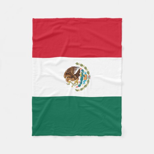 Mexicaanse vlag fleece deken (Voorkant)