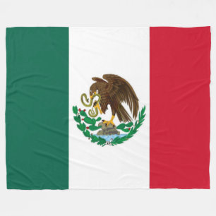 MEXICAANSE VLAG FLEECE DEKEN