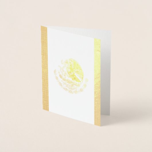 Mexicaanse vlag folie kaarten (Voorkant)