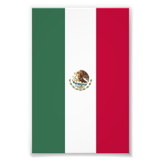 Mexicaanse vlag foto afdruk (Voorkant)