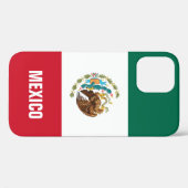 Mexicaanse vlag, gepersonaliseerd Case-Mate iPhone case (Achterkant (horizontaal))
