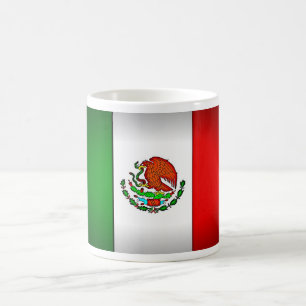 Mexicaanse vlag gestormd koffiemok