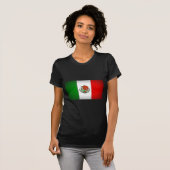 Mexicaanse vlag gestormd t-shirt (Voorkant volledig)
