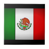 Mexicaanse vlag gestormd tegeltje (Voorkant)