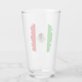 Mexicaanse vlag glas (Achterkant)