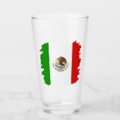Mexicaanse vlag glas (Voorkant)
