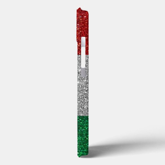 Mexicaanse vlag Glitter Trendy Stylish Case-Mate iPhone Case (Achterkant / Links)