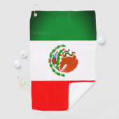 Mexicaanse vlag Golf Towel Golfhanddoek (Insitu)