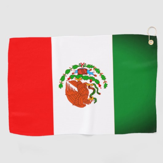 Mexicaanse vlag Golf Towel Golfhanddoek (Horizontaal)