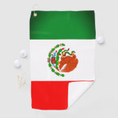 Mexicaanse vlag Golf Towel Golfhanddoek (Insitu)