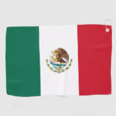 Mexicaanse vlag golfhanddoek (Horizontaal)