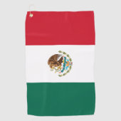 Mexicaanse vlag golfhanddoek (Voorkant)