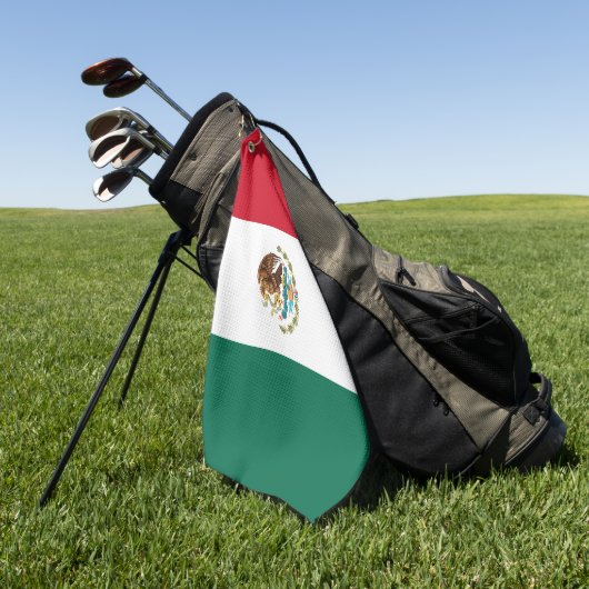 Mexicaanse vlag golfhanddoek (Groen)