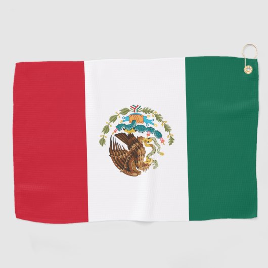 Mexicaanse vlag golfhanddoek (Horizontaal)