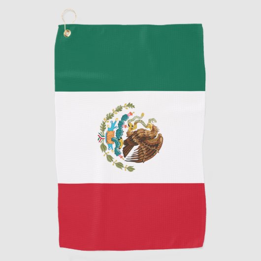 Mexicaanse vlag golfhanddoek (Voorkant)