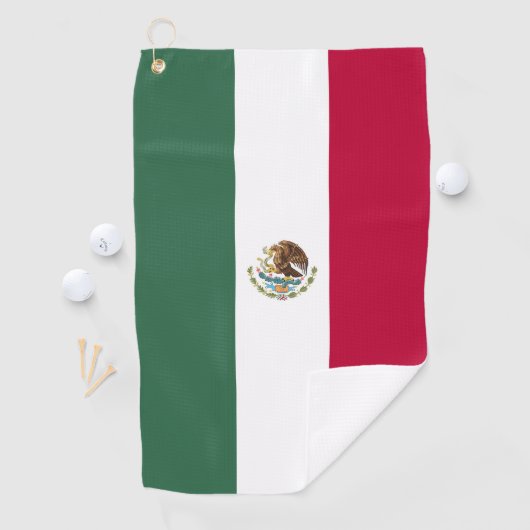Mexicaanse vlag golfhanddoek (Insitu)
