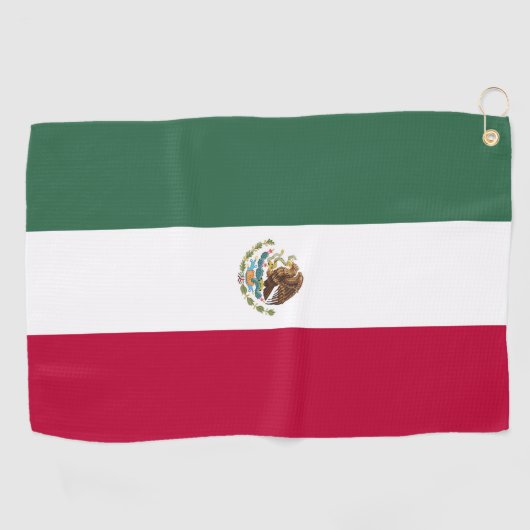 Mexicaanse vlag golfhanddoek (Horizontaal)
