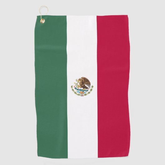 Mexicaanse vlag golfhanddoek (Voorkant)