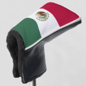 Mexicaanse vlag golfheadcover (3/4 voorkant)