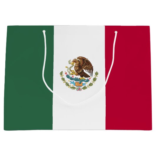 Mexicaanse vlag groot cadeauzakje (Voorkant)