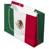 Mexicaanse vlag groot cadeauzakje (Voorkant Gekanteld)