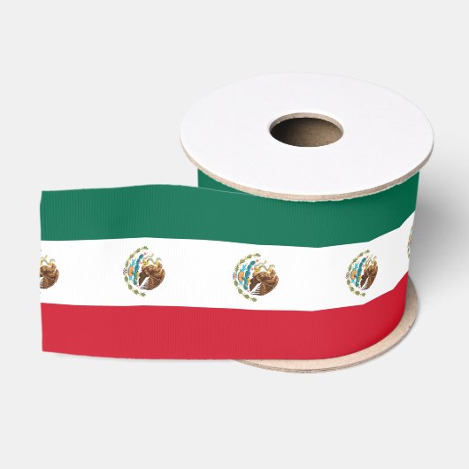 Mexicaanse vlag grosgrain lint (Spoel)