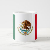 Mexicaanse vlag grote koffiekop (Voorkant)