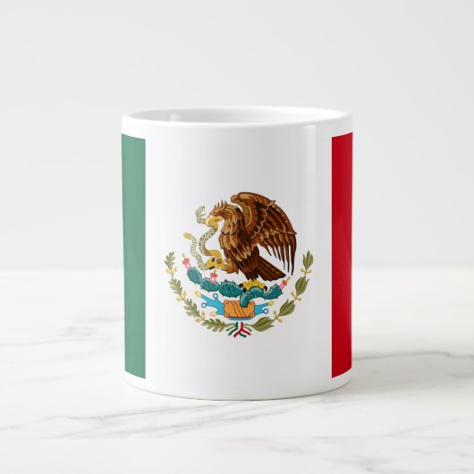Mexicaanse vlag grote koffiekop (Voorkant)