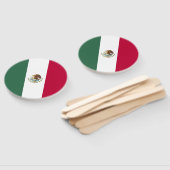 Mexicaanse vlag handwaaier (Niet-gemonteerd)