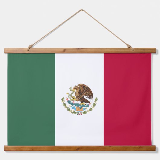 Mexicaanse vlag hangend wandkleed (Voorkant 3)