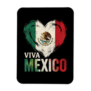 Mexicaanse Vlag Hart Viva Mexico Onafhankelijkheid Magneet
