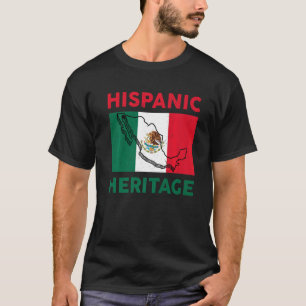 Mexicaanse vlag Hispanic Heritage Month Mexico Pri T-shirt