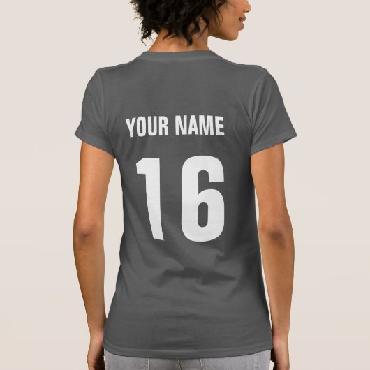 Mexicaanse vlag hockey Logo, met achterkant print T-shirt (Achterkant)