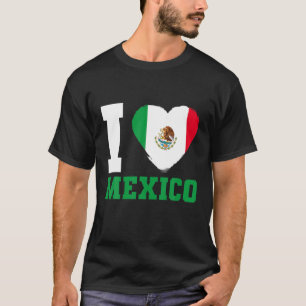 Mexicaanse vlag: ik hou van Mexico T-shirt