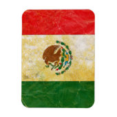 Mexicaanse vlag in Grunge Magneet (Verticaal)