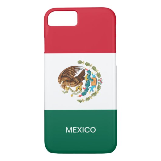 Mexicaanse vlag iPhone Case (Achterkant)