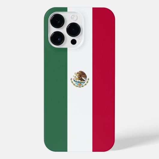 Mexicaanse vlag iPhone hoesje (Achterkant)