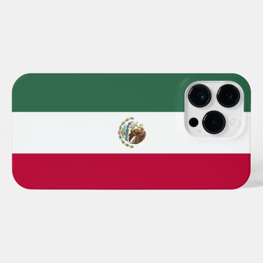 Mexicaanse vlag iPhone hoesje (Achterkant horizontaal)