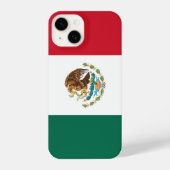 Mexicaanse vlag iPhone hoesje (Achterkant)