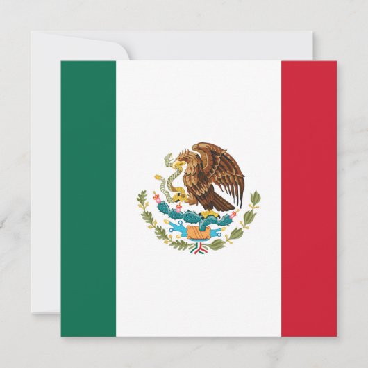 Mexicaanse vlag kaart (Voorkant)