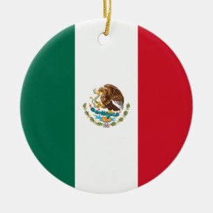 Mexicaanse vlag keramisch ornament