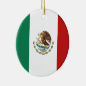 Mexicaanse vlag keramisch ornament (Rechts)