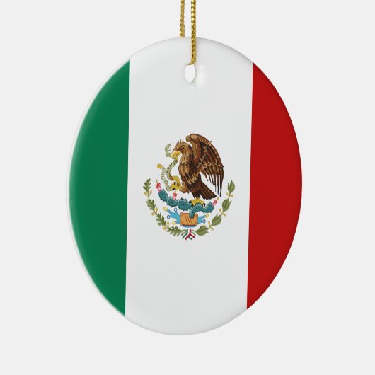 Mexicaanse vlag keramisch ornament (Rechts)