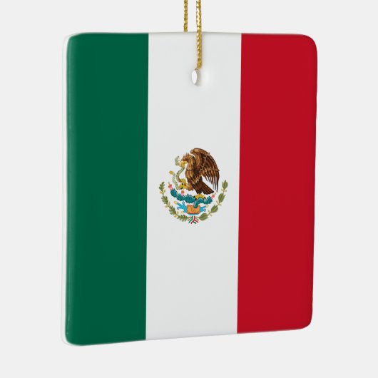 Mexicaanse vlag keramisch ornament (Rechts)