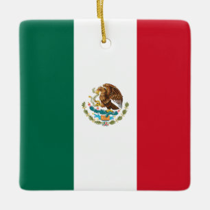 Mexicaanse vlag keramisch ornament