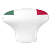 Mexicaanse vlag keramische knop (Zijkant)